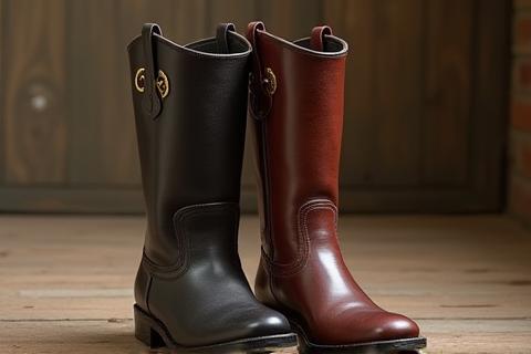 Elegantly designed riding boots