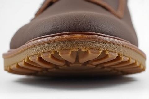 Detailed view of boot sole for performance